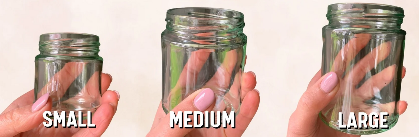 Ambered Oak Glass Jar Candle