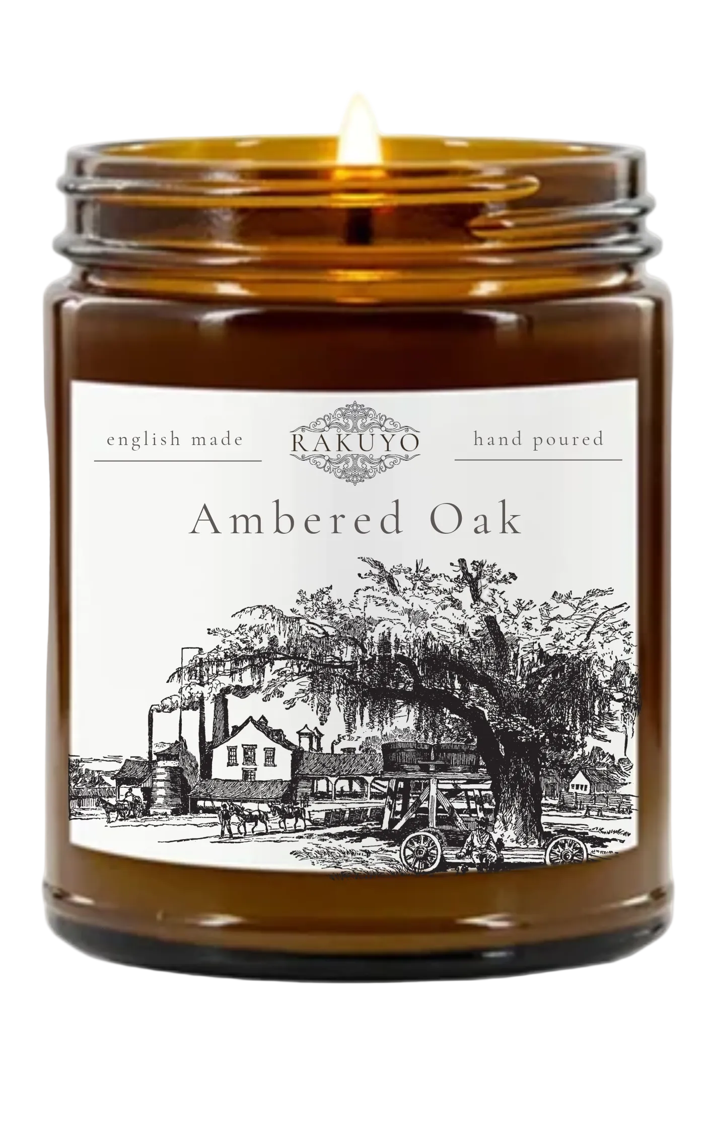 Ambered Oak Candle